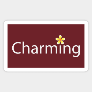 Charming typography design Sticker